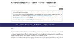 Desktop Screenshot of npsma.org