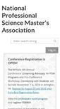 Mobile Screenshot of npsma.org